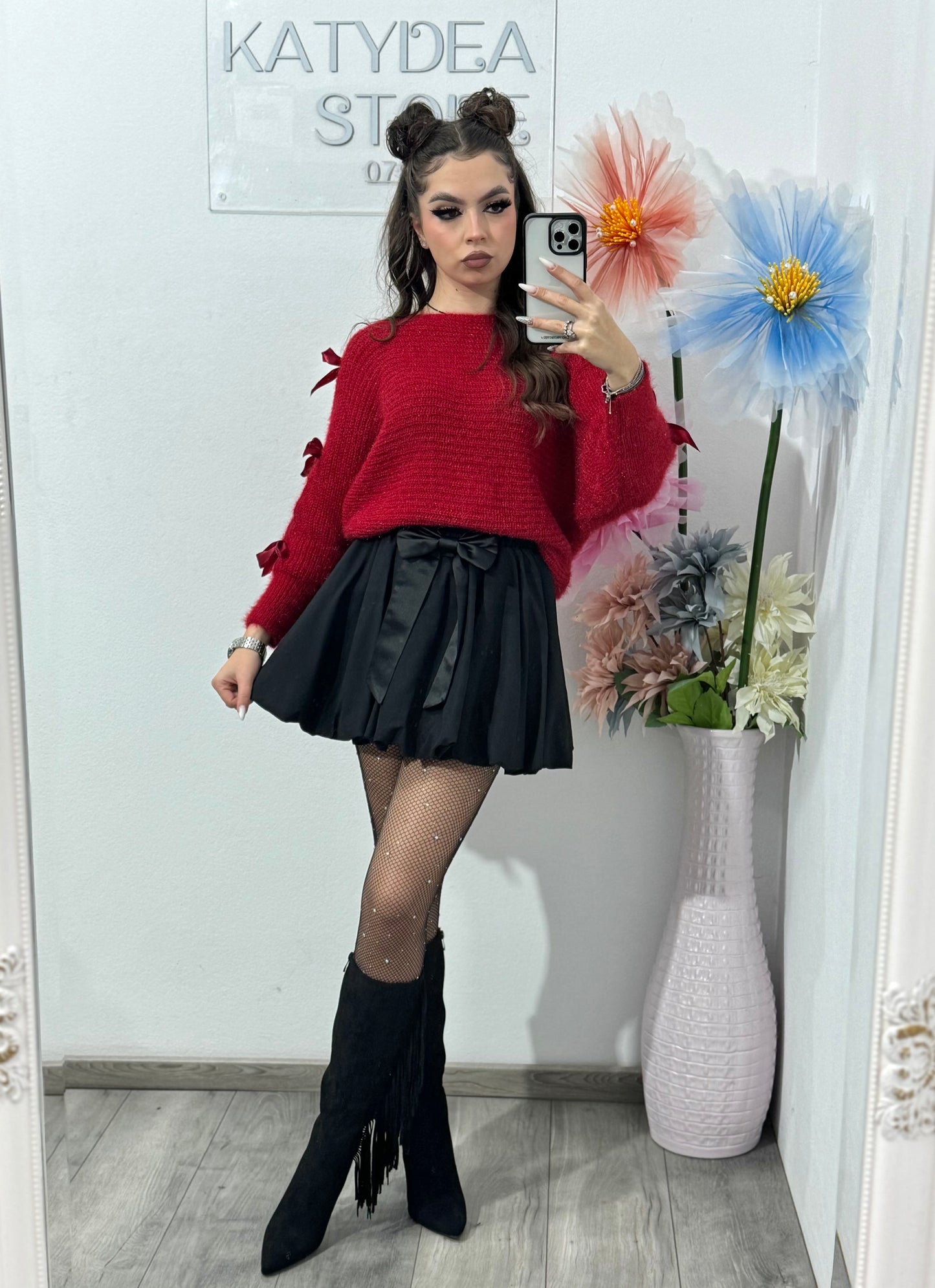 Bluza cu fundite Elsa