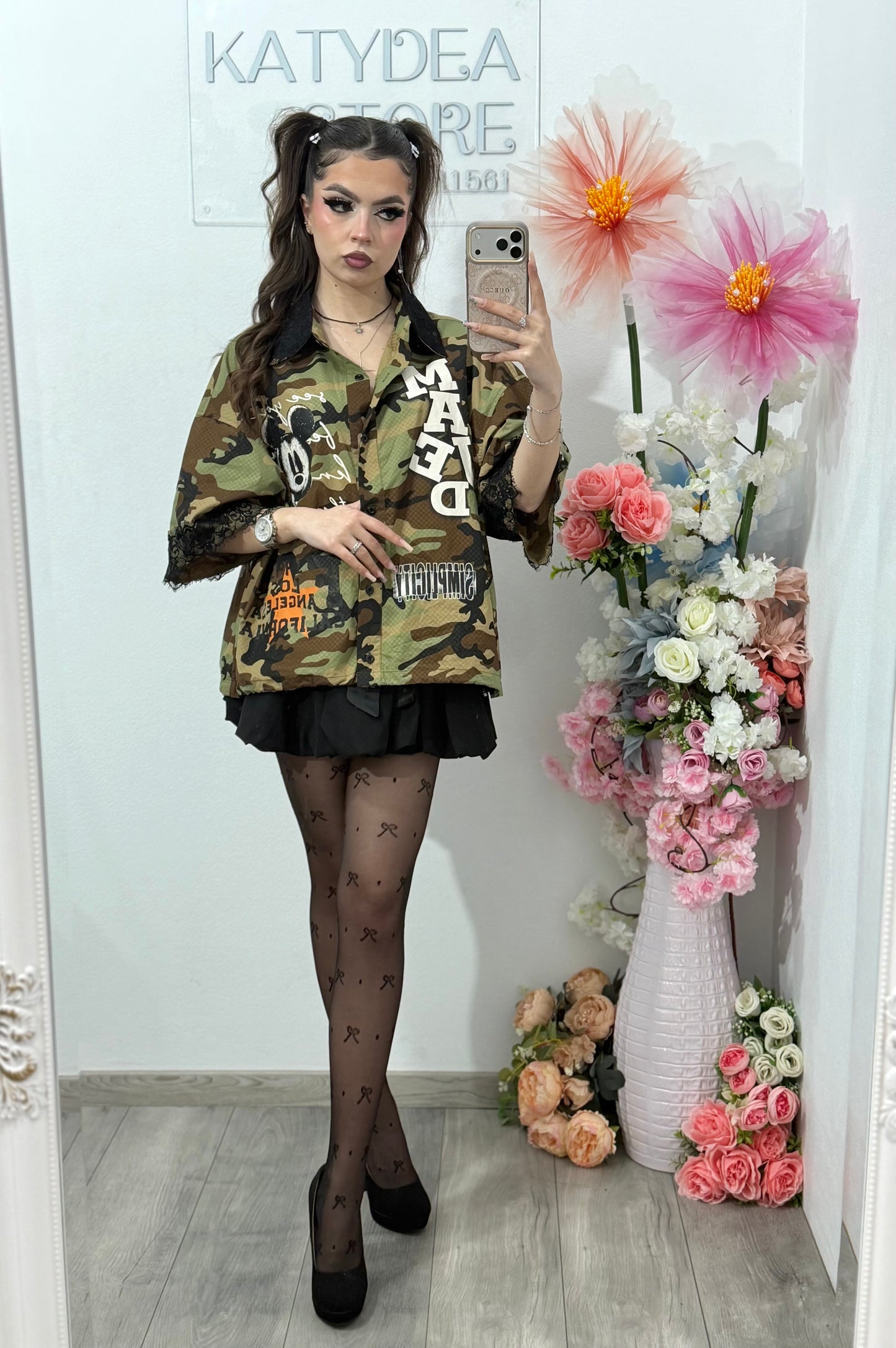 Camasa still army cu inspiratii coreene