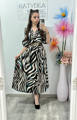 Rochie midi din satin Alice