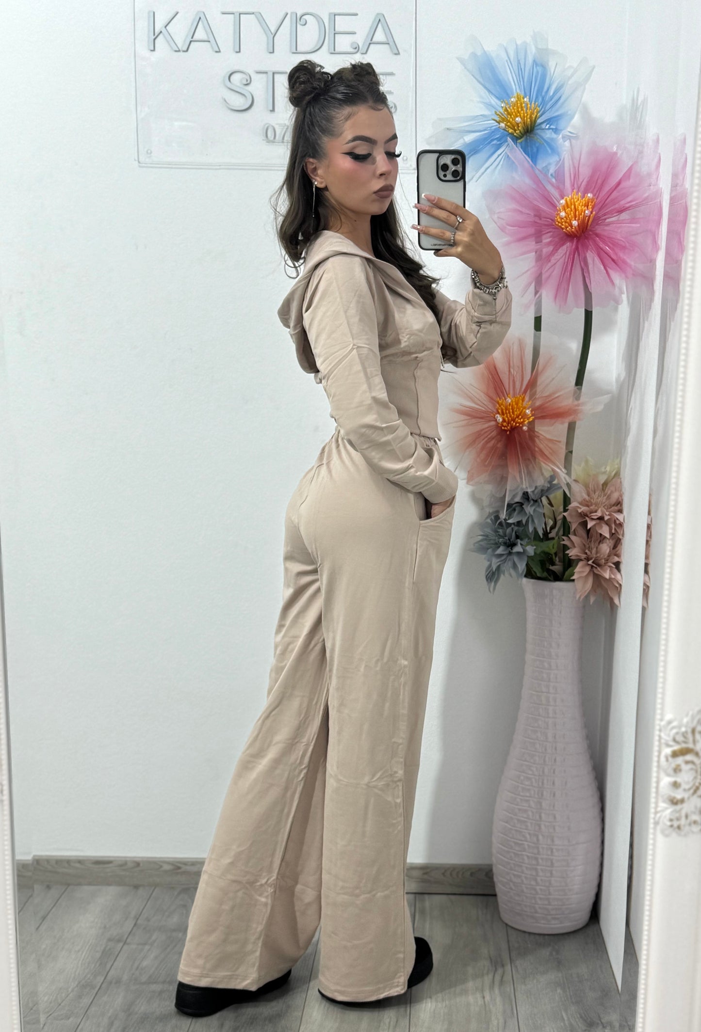 Compleu damă beige Anna