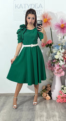 Rochie verde Casandra