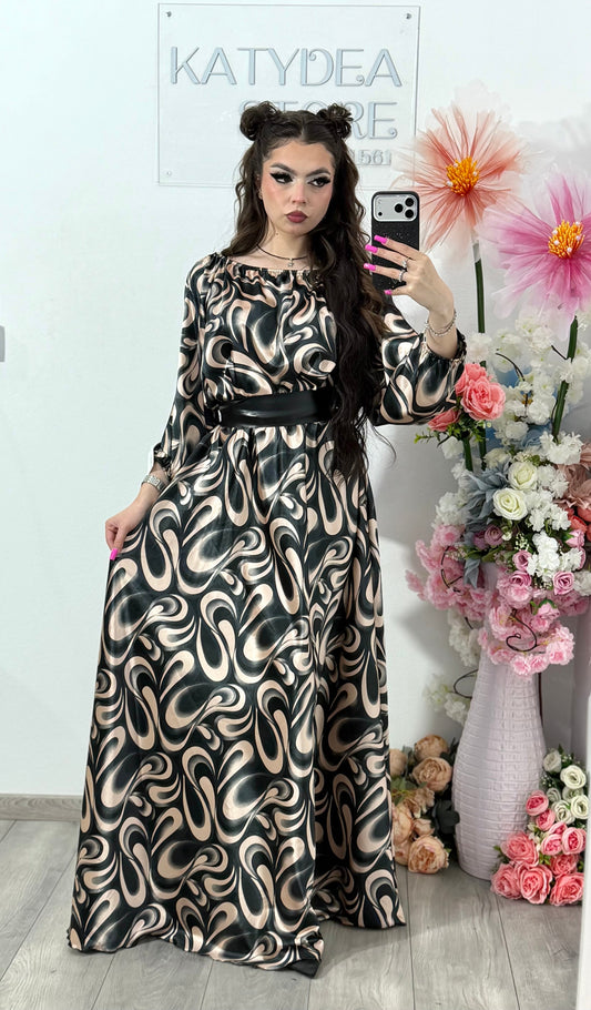 Rochie din satin Karina