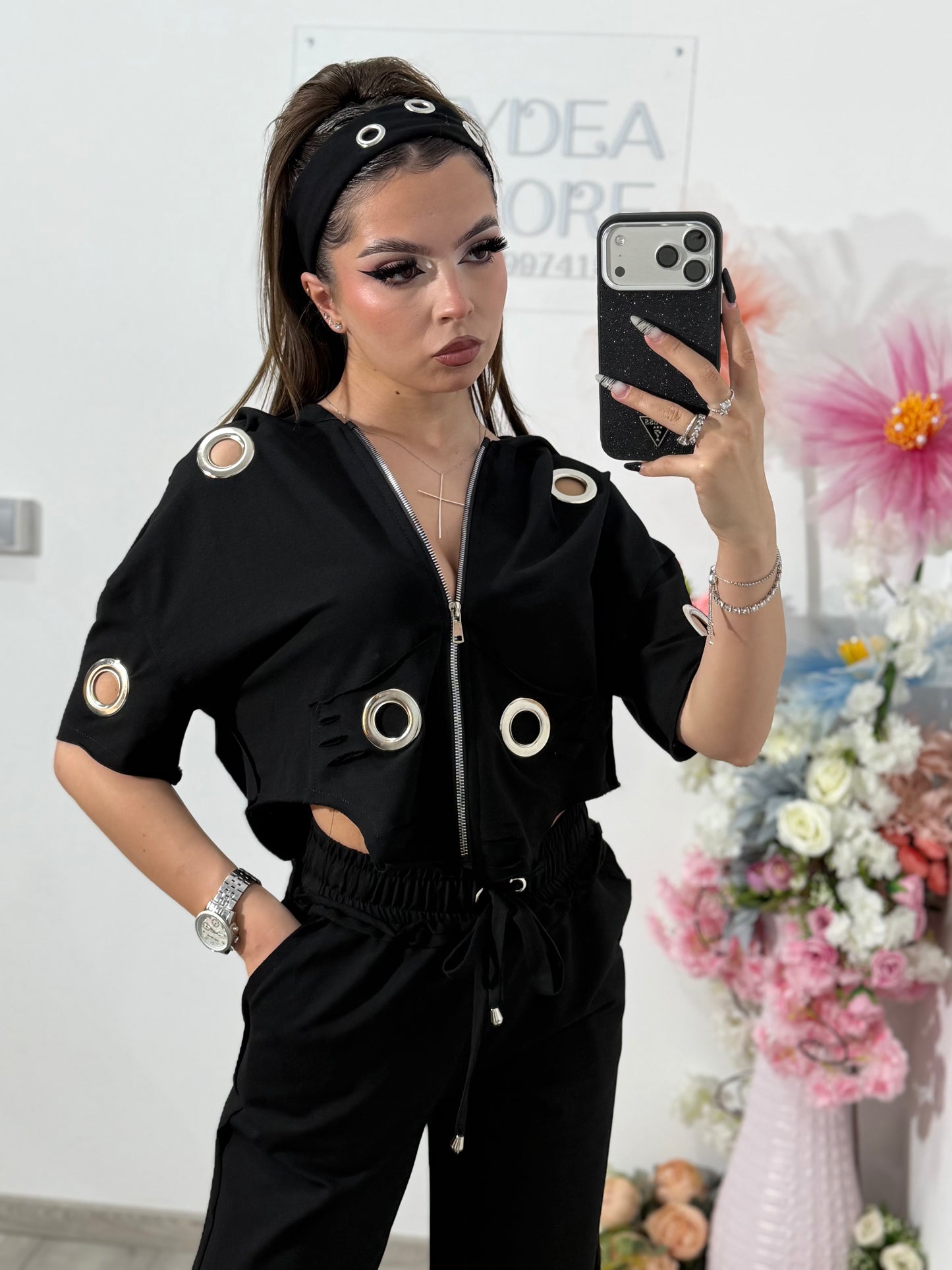 Compleu din 3 piese EXOTIC negru
