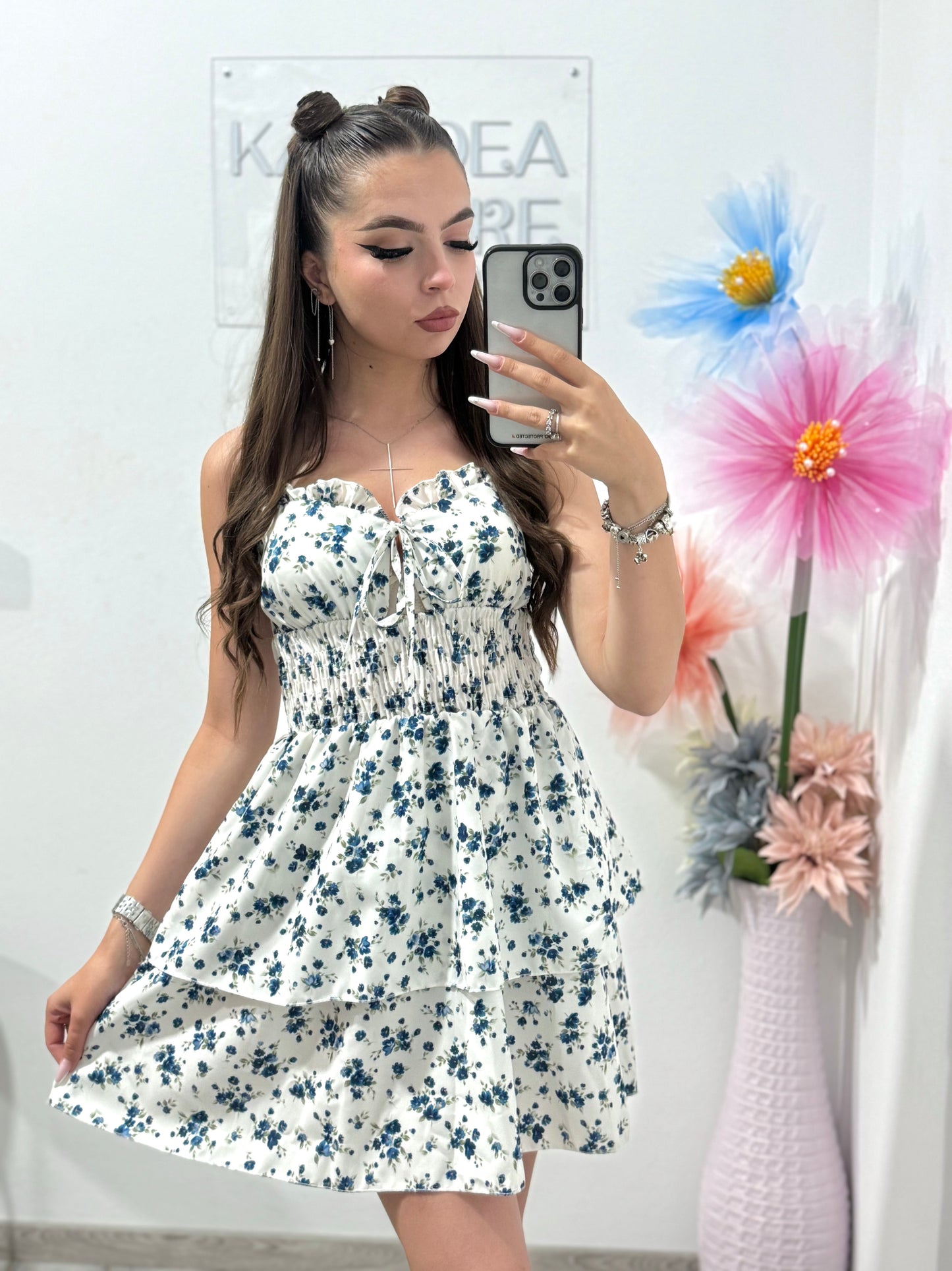 Rochie cu floricele Margarette