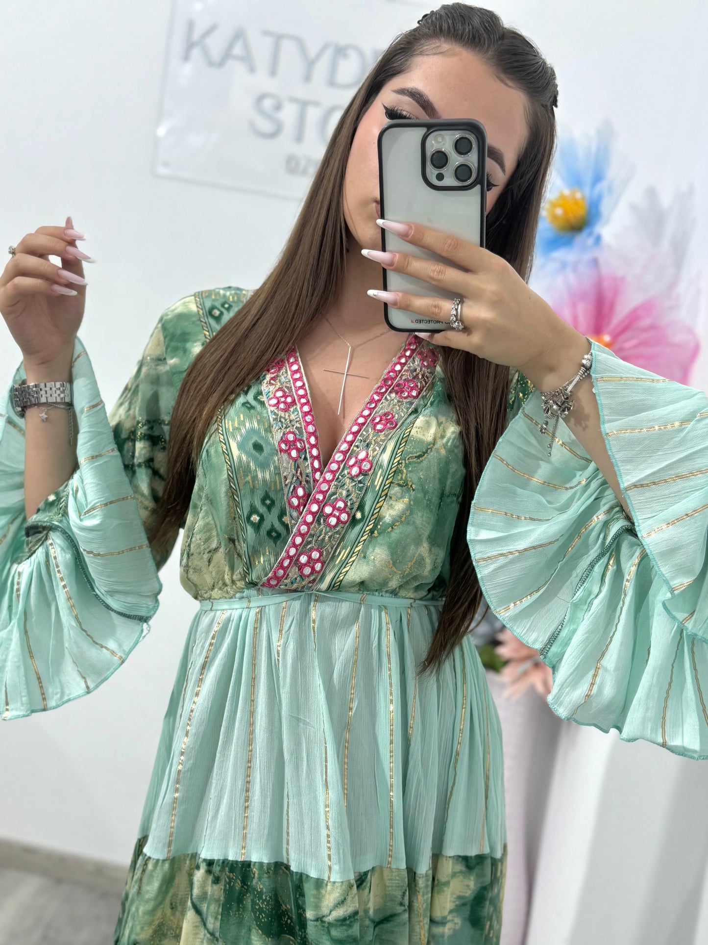 Rochie cu imprimeu Sabrina