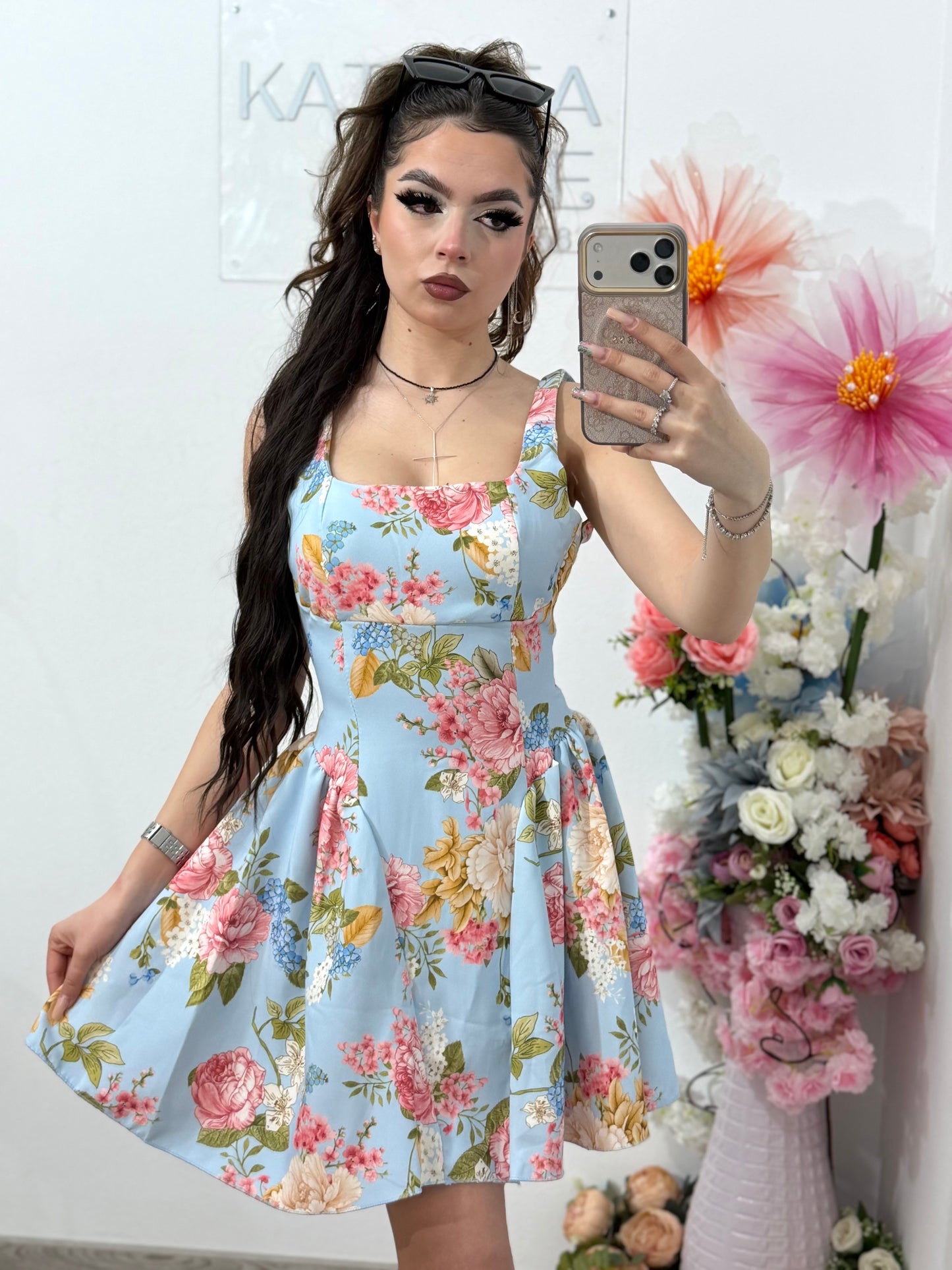 Rochie cu imprimeu floral VANESSA