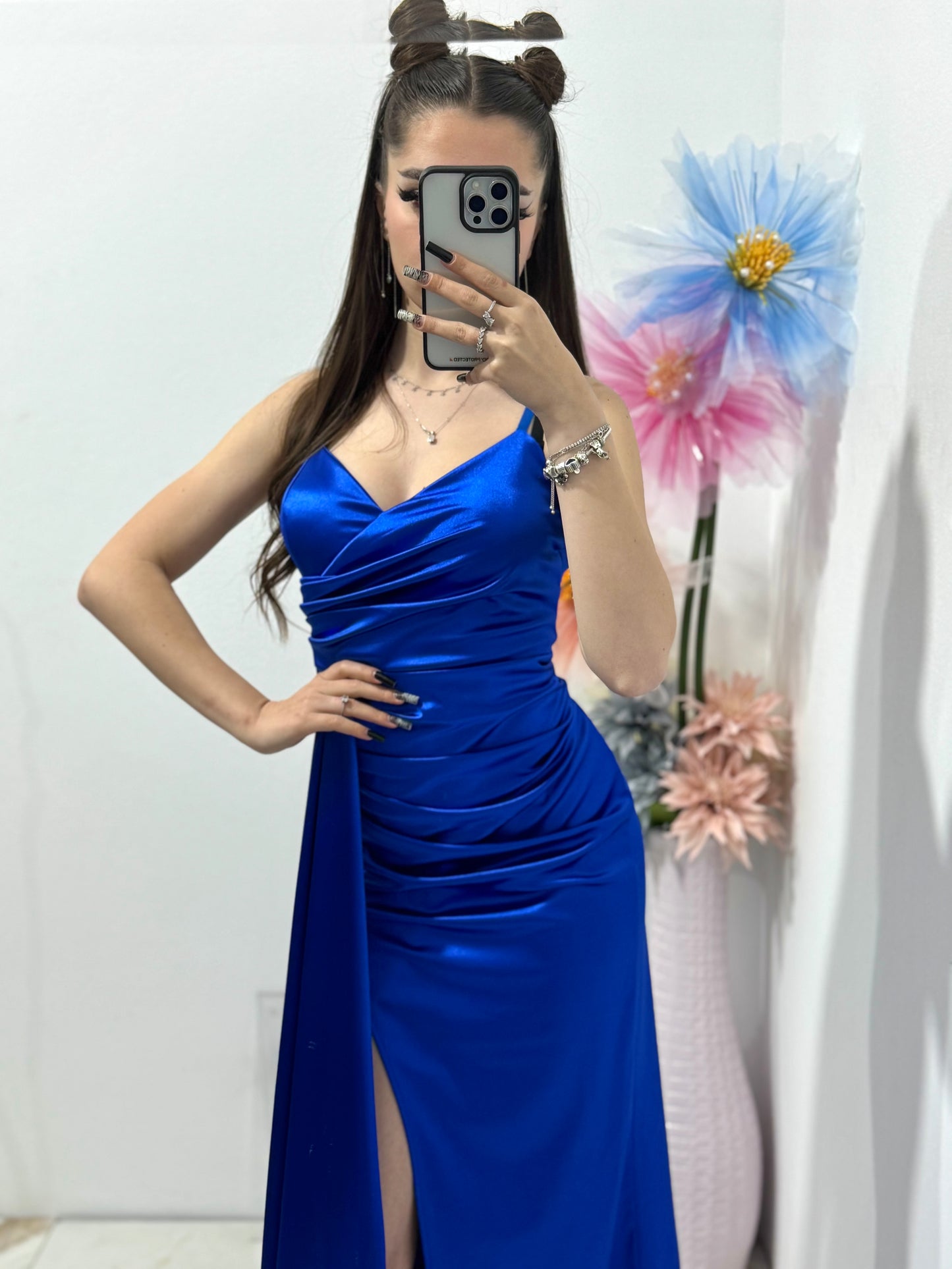 Rochie elegantă albastră Monique