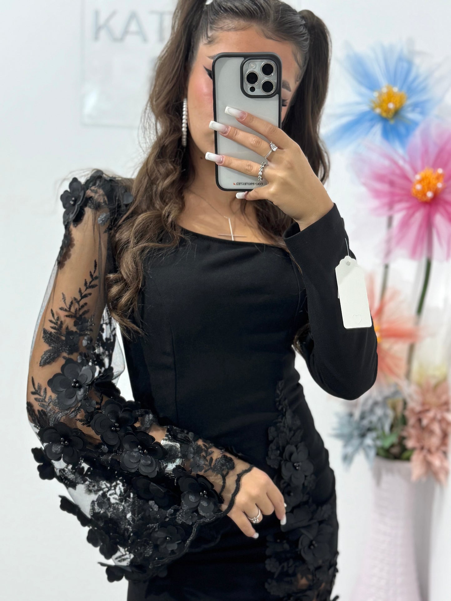 Rochie eleganta neagra Sofia