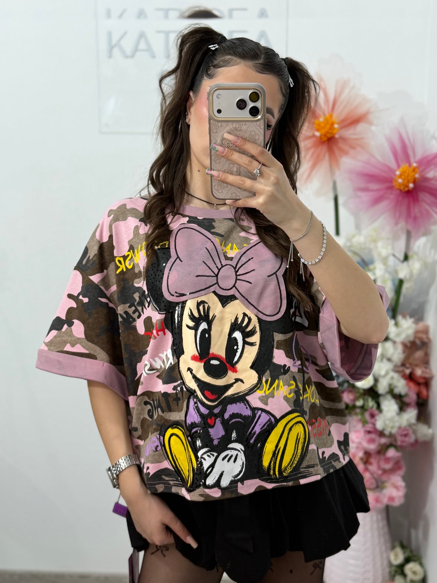 Tricou ARMY MIKY roz
