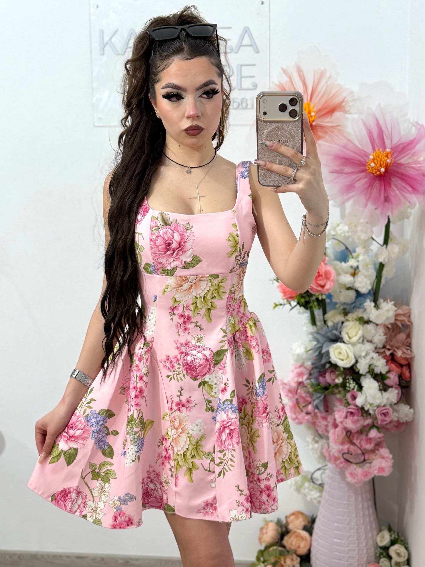 Rochie cu imprimeu floral VANESSA