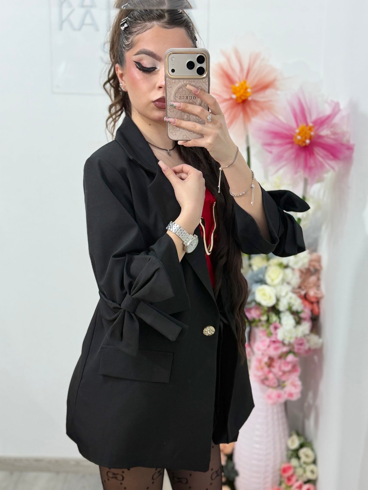 Sacou cu fundițe Bianca