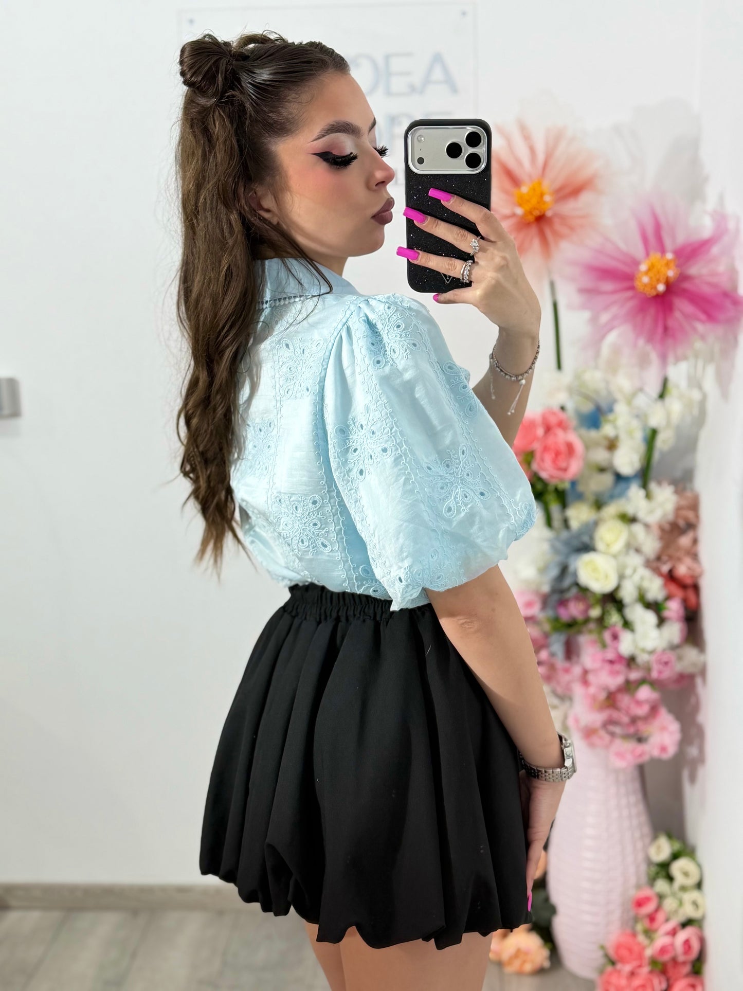 Cămașă elegantă MARA blue