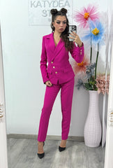 Costum fucsia Carina