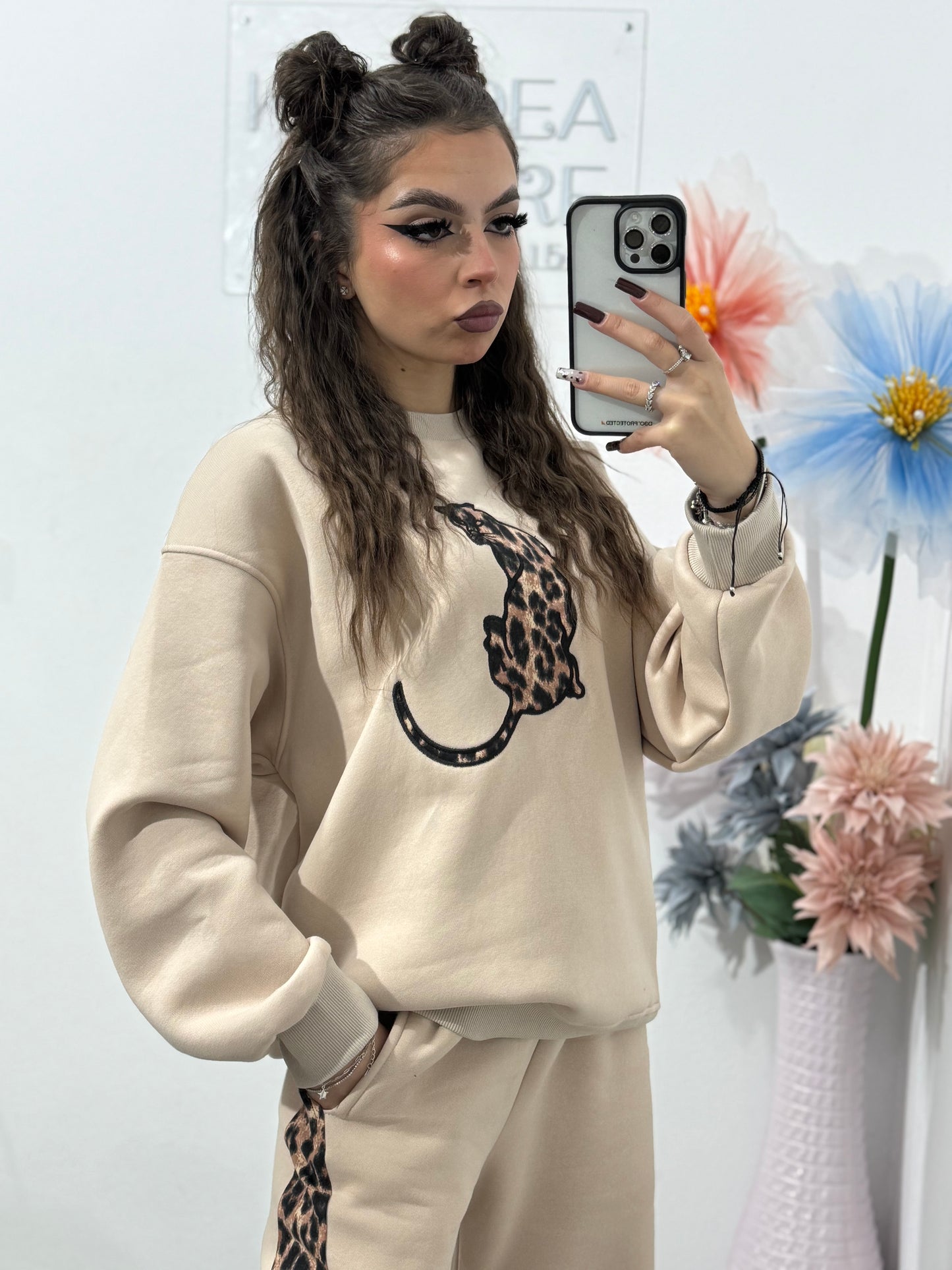 Compleu gros TIGER BEJ