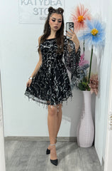 Rochie eleganta cu paiete argintii Michelle