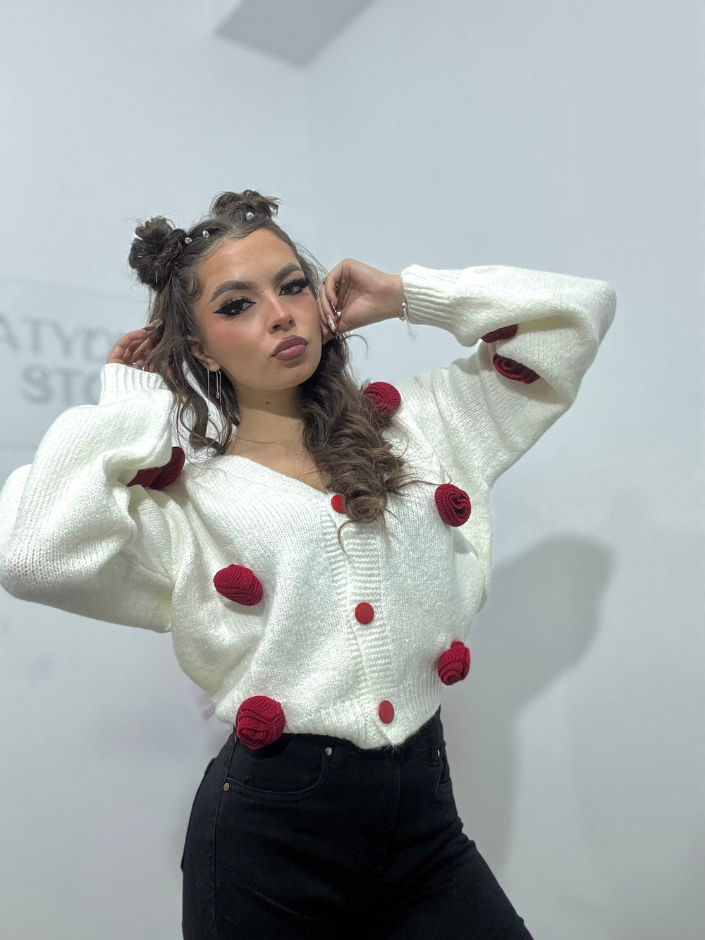 Bluză ROSES alba