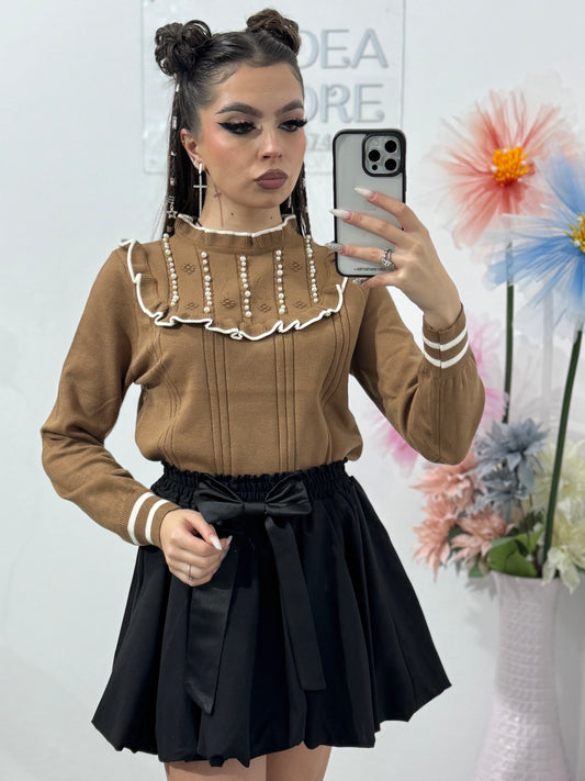 Bluză cu perle PAULA