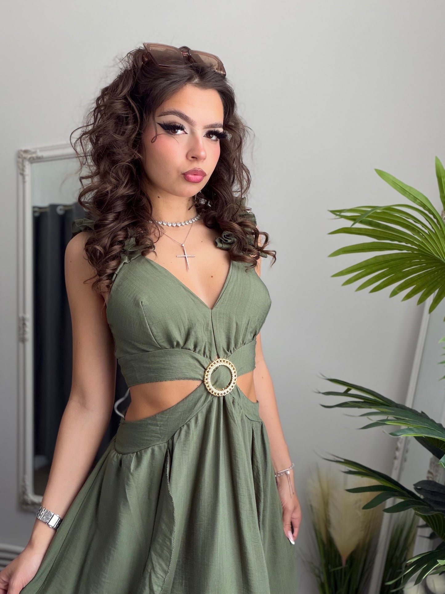 Rochie kaki Goddess