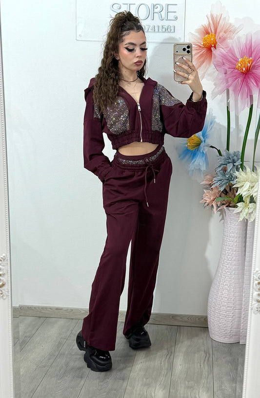 Compleu cu aplicații strălucitoare ANNE