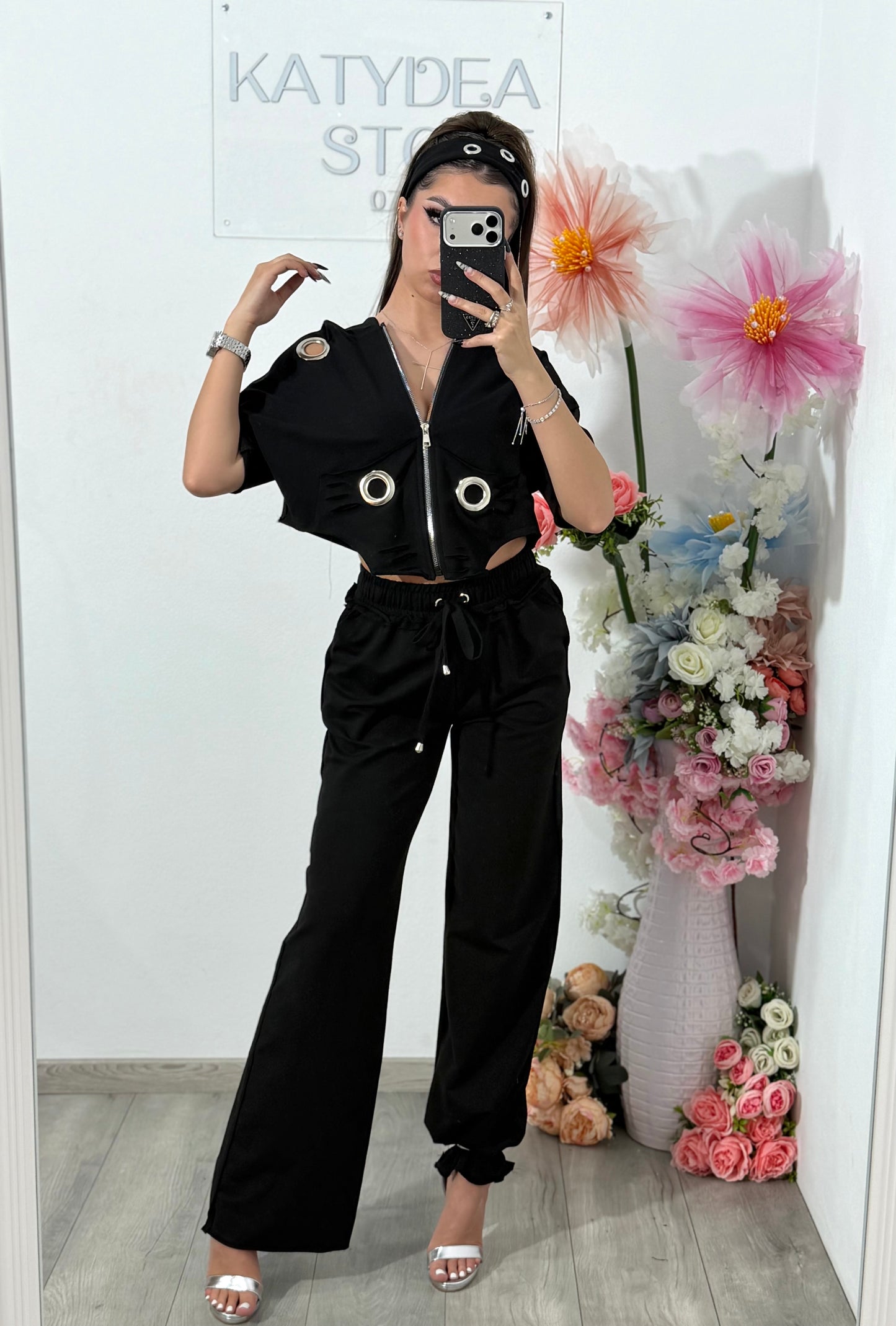 Compleu din 3 piese EXOTIC negru