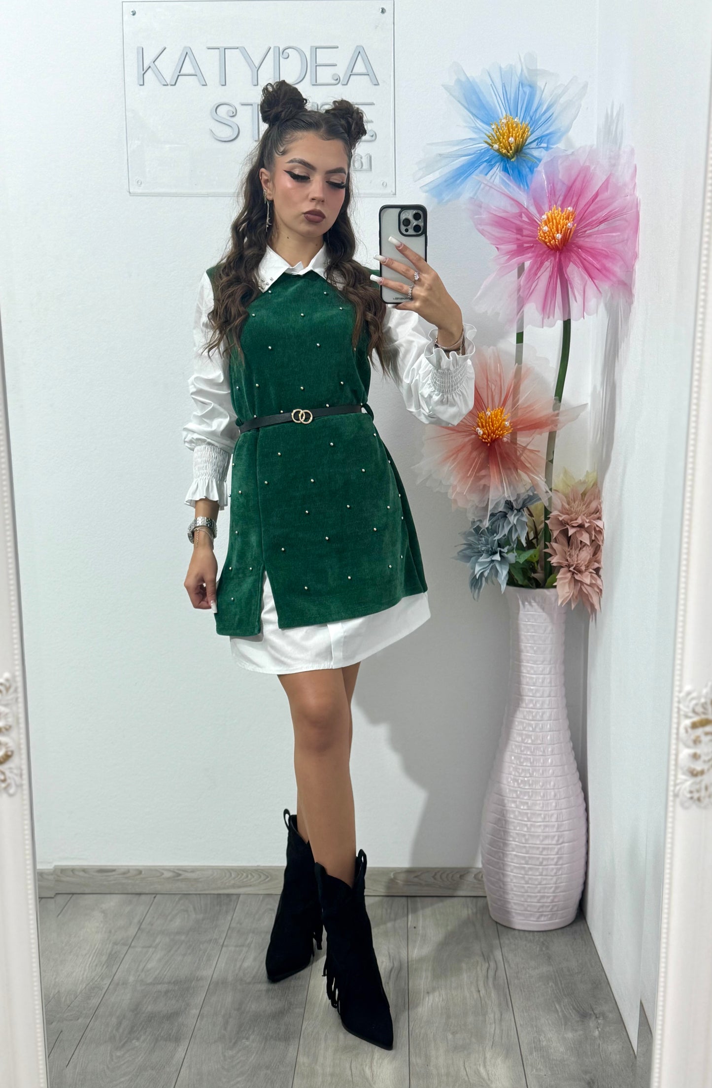 Rochie tip camasa Diandra
