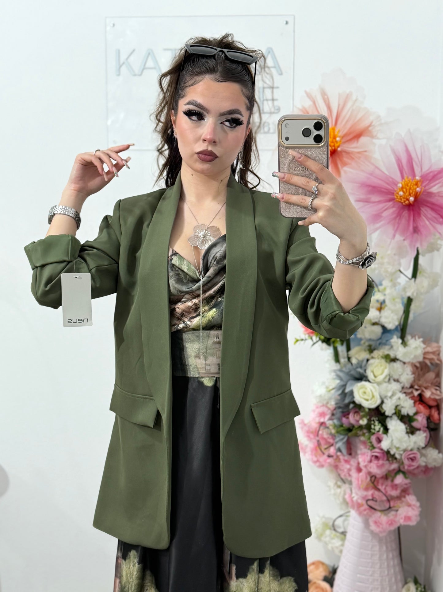 Sacou elegant vernil KARLA