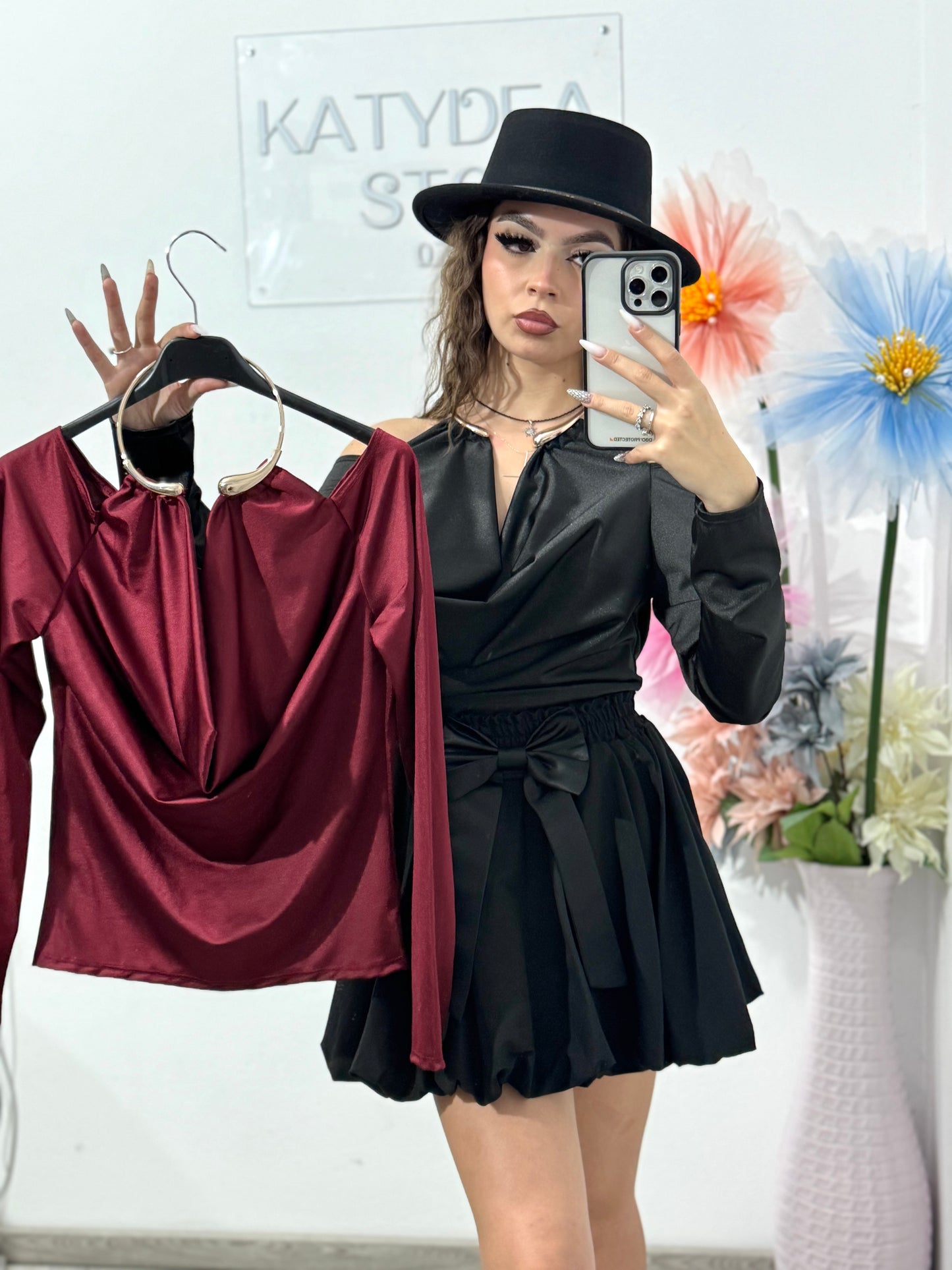 Bluză satinata PAULLA