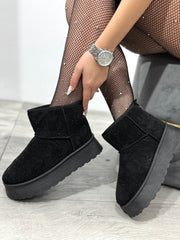 UGG negre cu cristale ștanțate ALEXIA