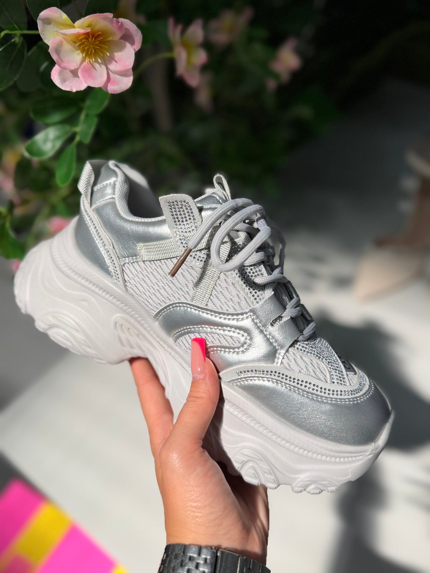 Adidași cu platformă GREY