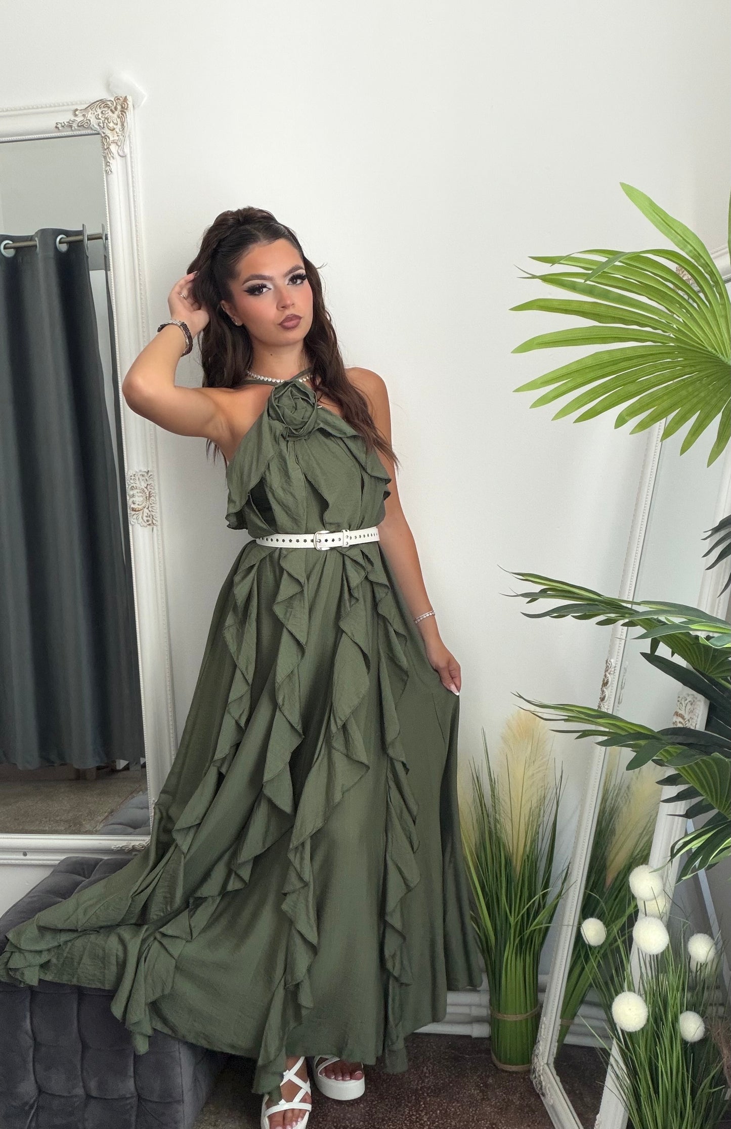Rochie kaki IOANA