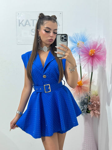 Salopetă cu cristale ștanțate Elissa