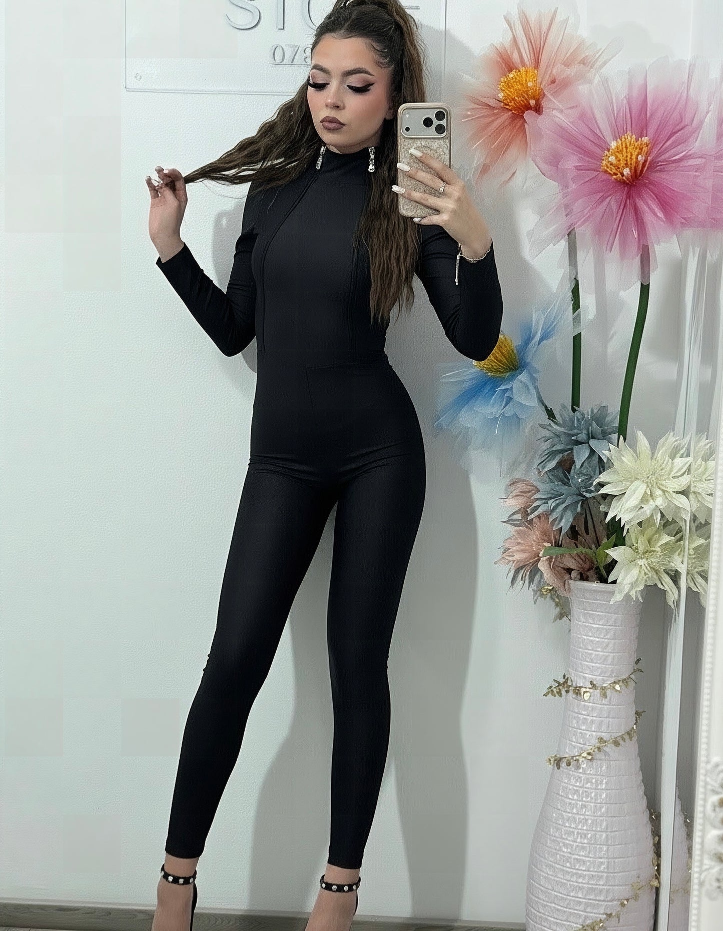 Salopetă neagra NASIA