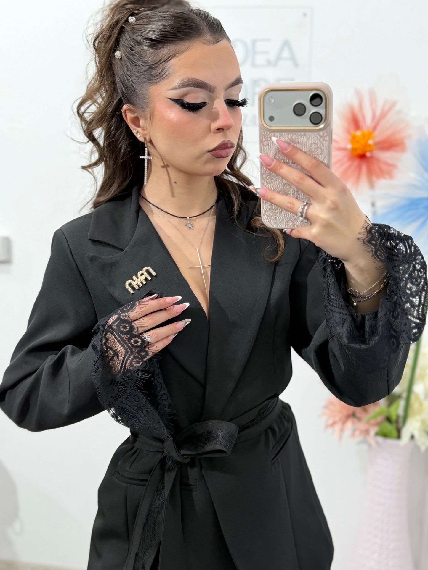 Compleu sacou și pantaloni scurți ROSE