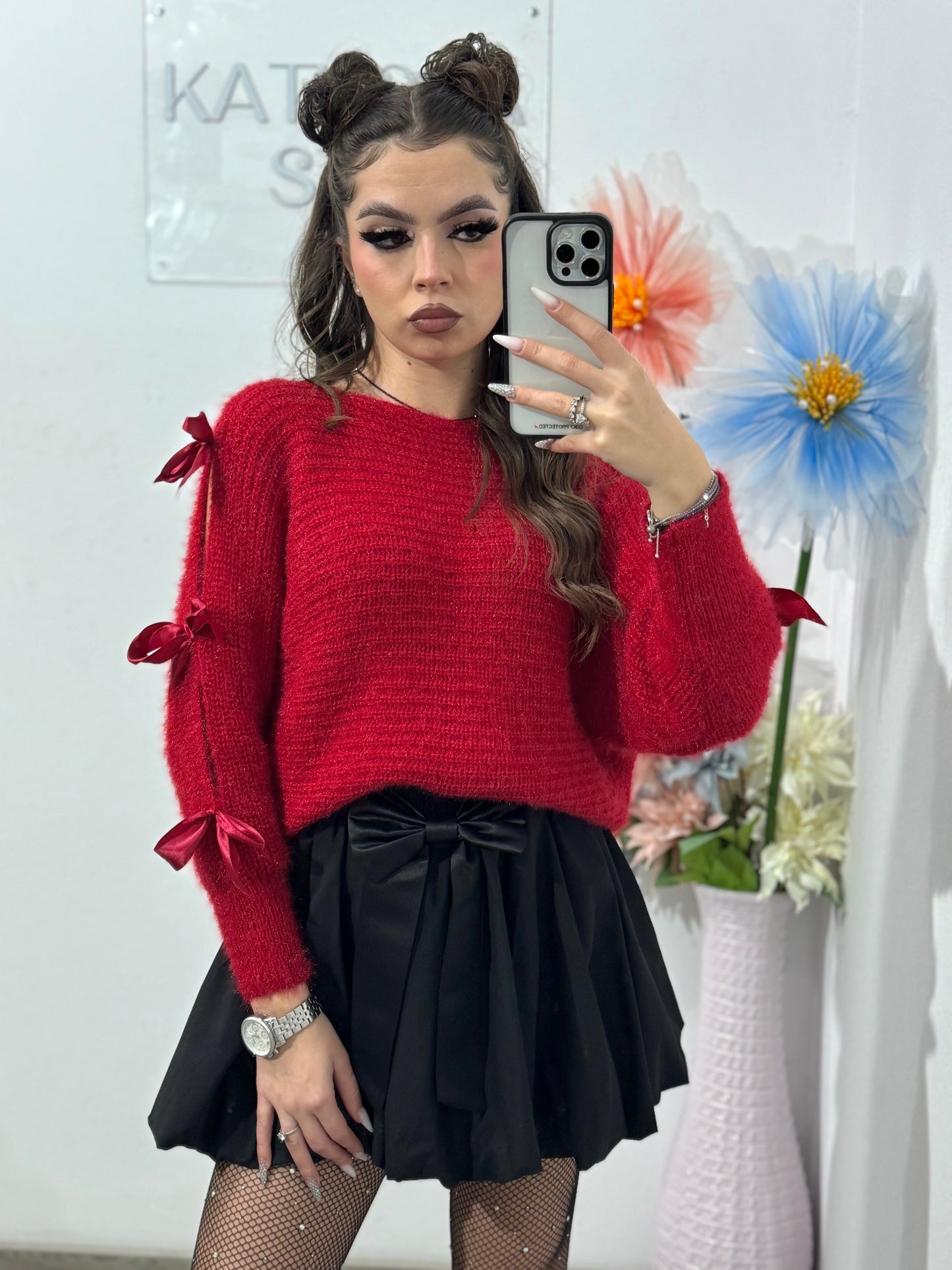 Bluza cu fundite Elsa