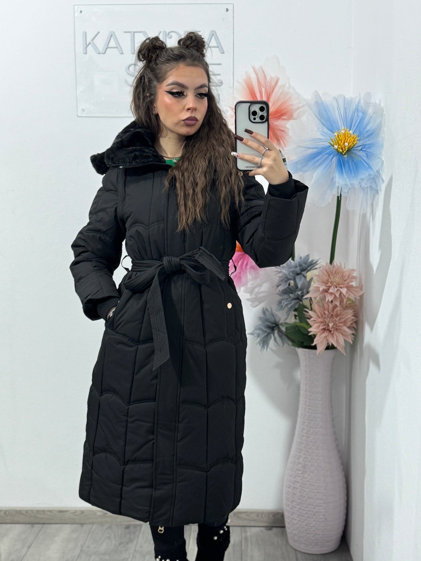 Geacă lungă cu mânecă detașabilă LORA