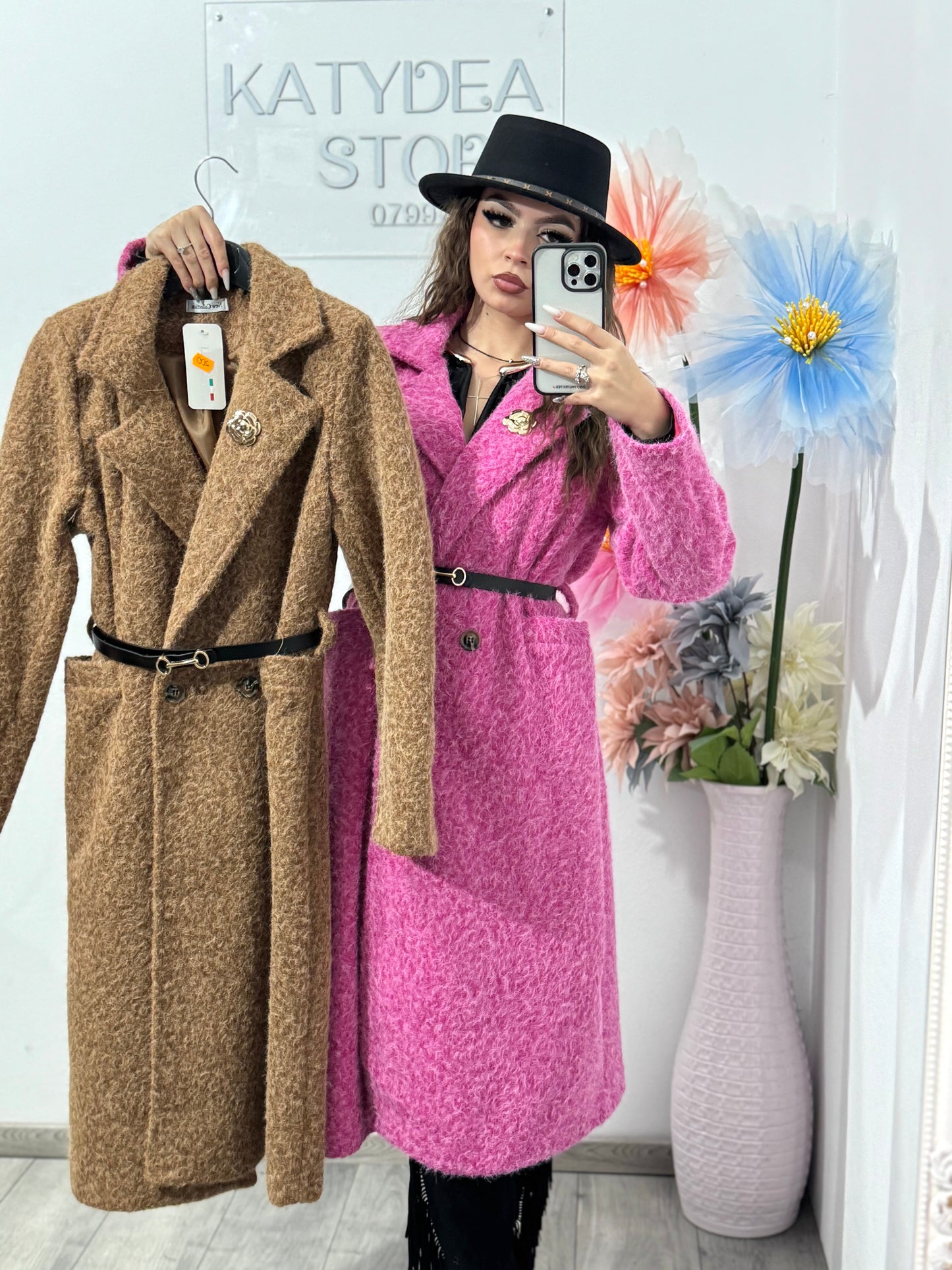 Palton damă lung ELENA