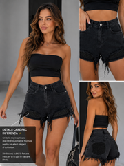 Pantaloni scurți din denim BLACK CRISTAL