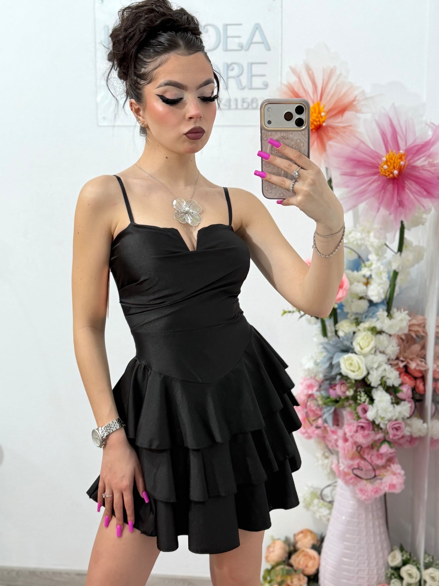 Rochie scurta neagra  Sabrina