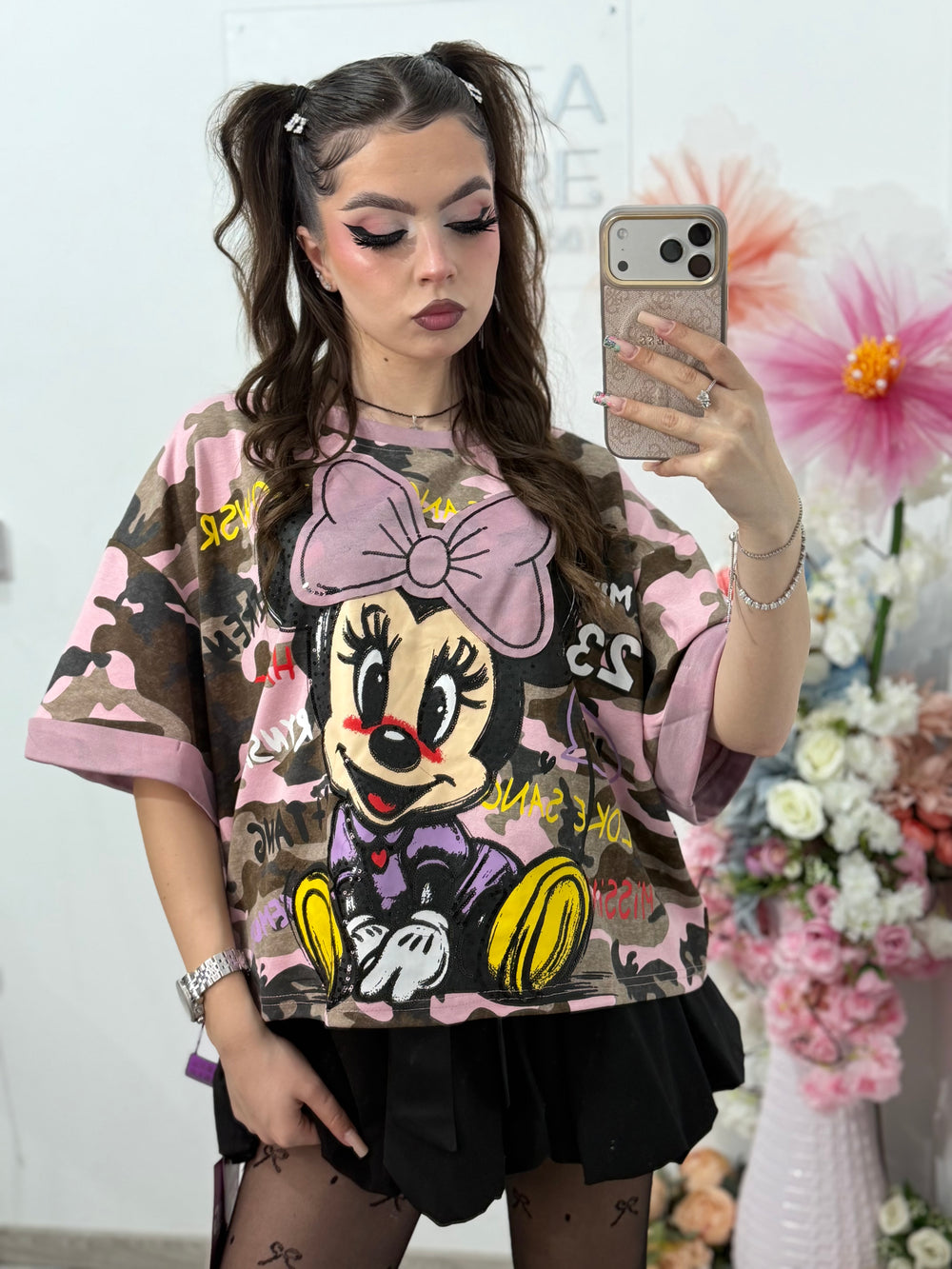 Tricou ARMY MIKY roz