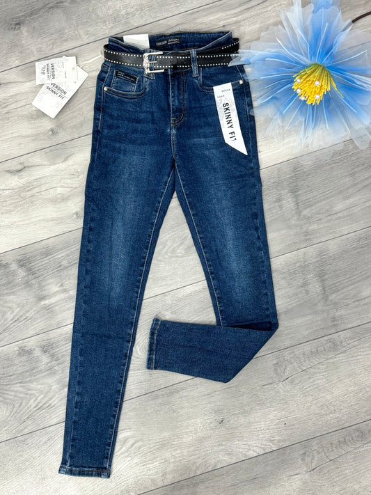 Jeans skinny albaștri Delia