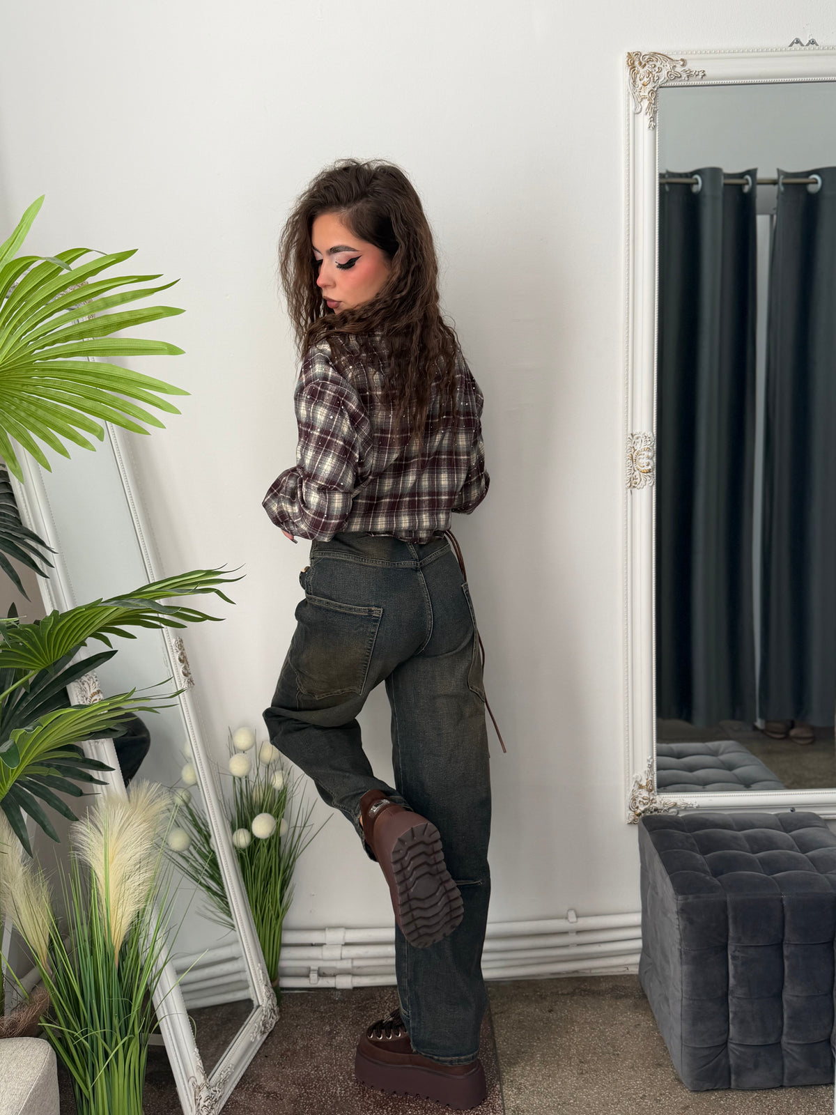 Jeans BalloonFit BROWN