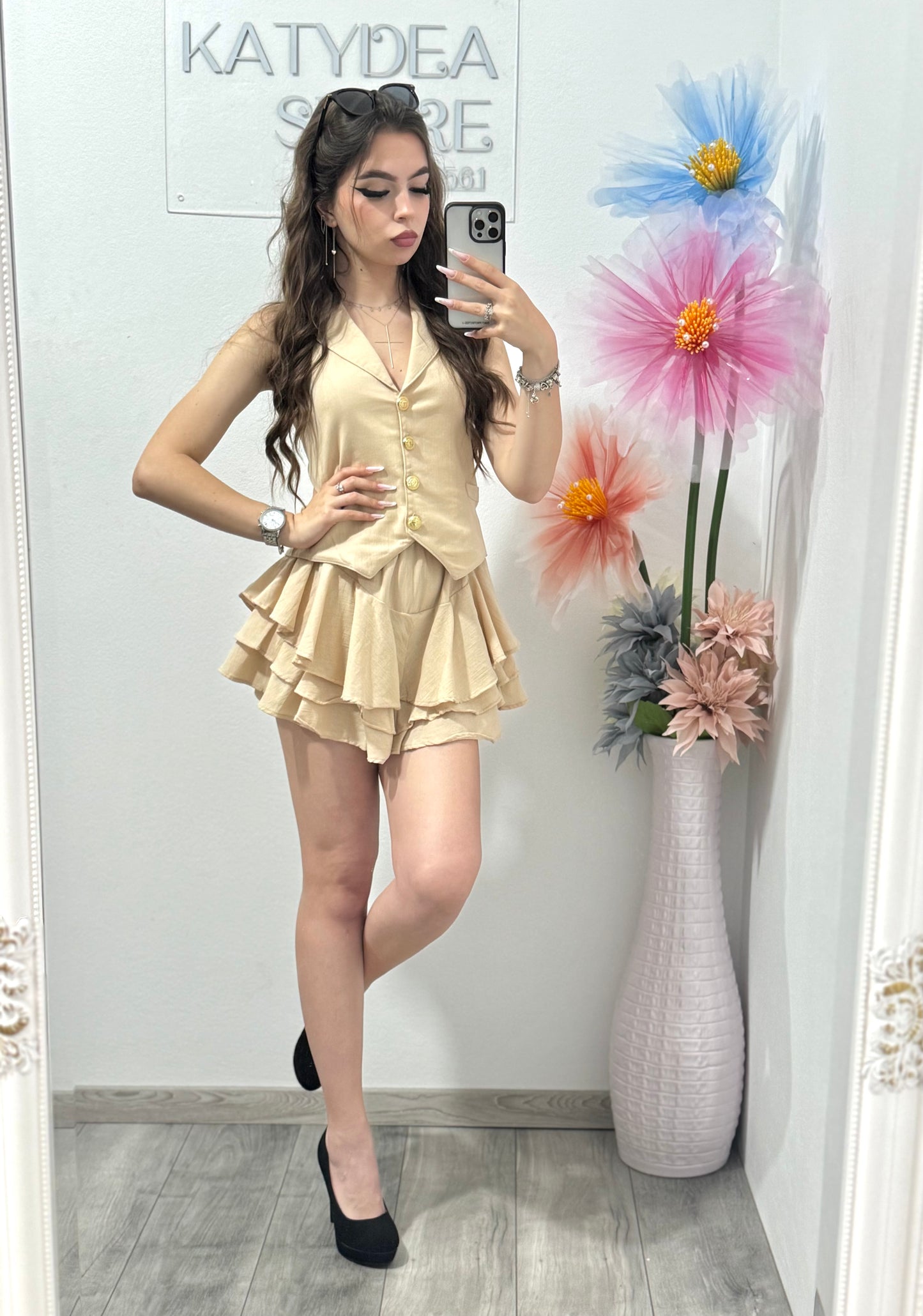 Compleu damă Alexis beige