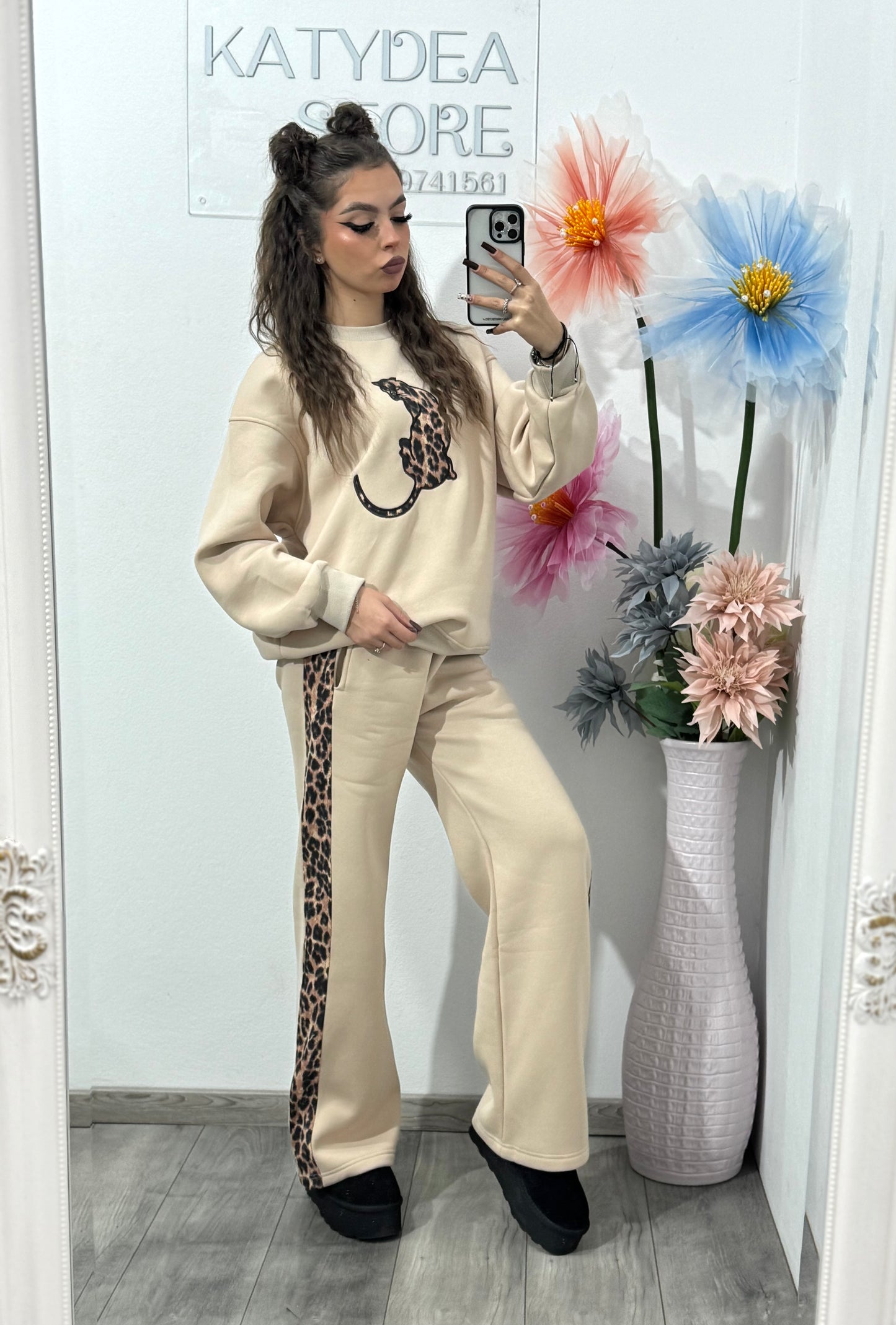 Compleu gros TIGER BEJ