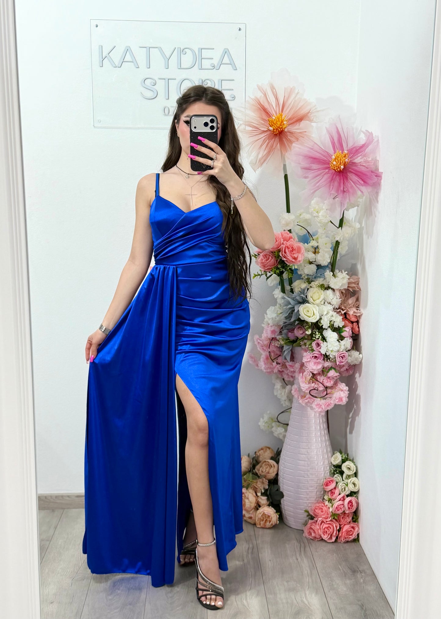 Rochie elegantă albastră Monique