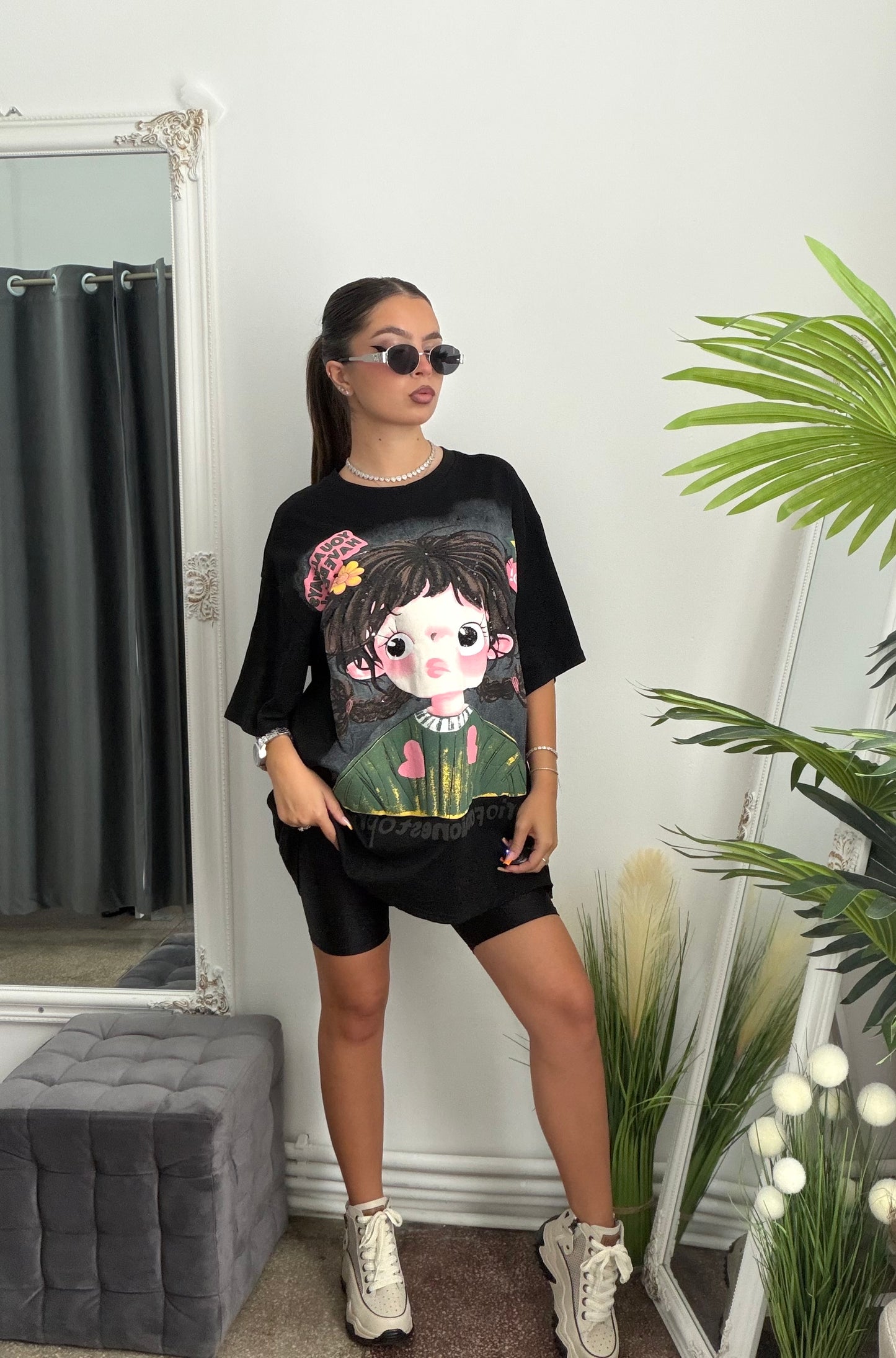 Tricou negru LOLYPOP