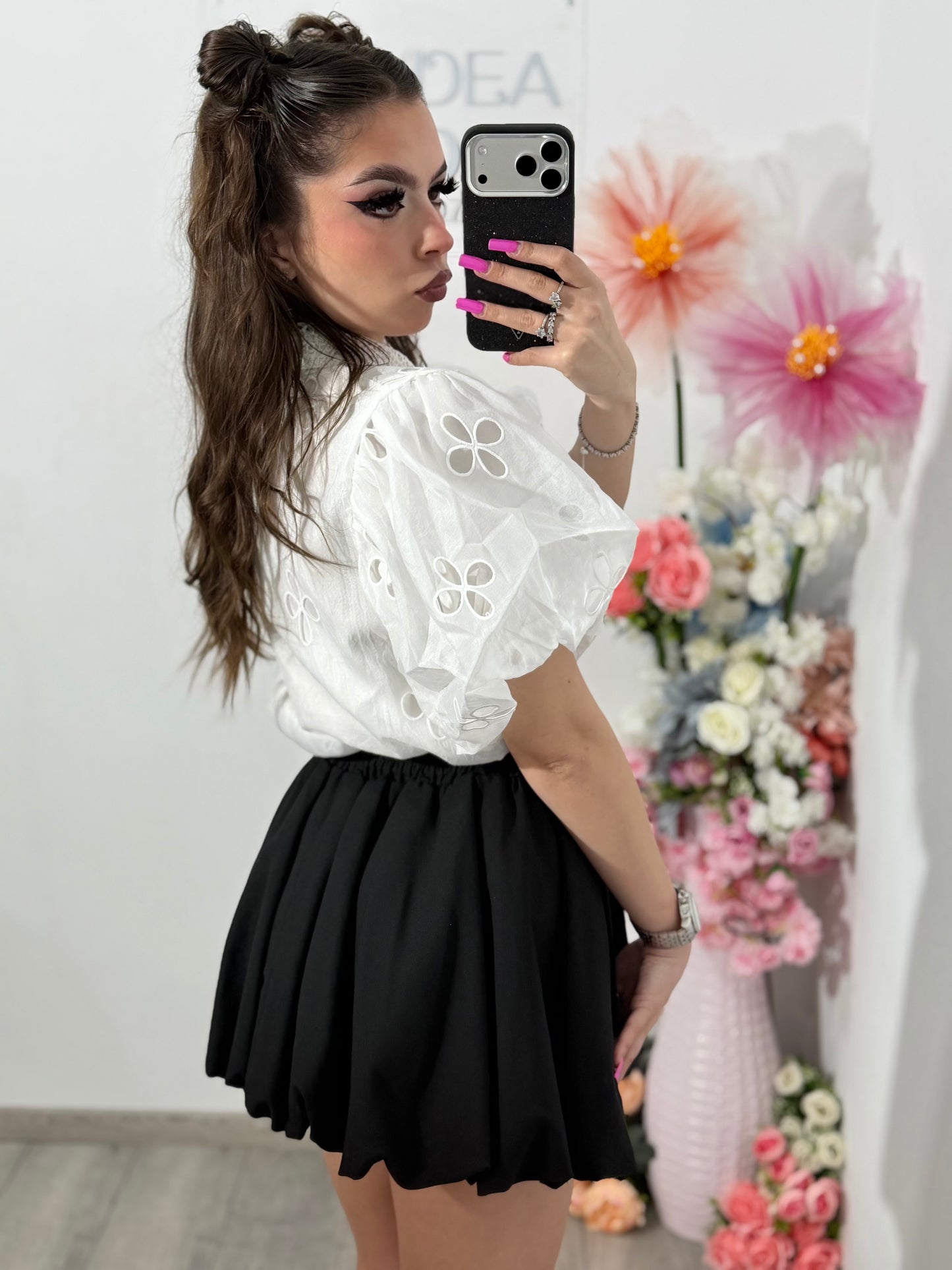 Cămașă elegantă MARIA albă