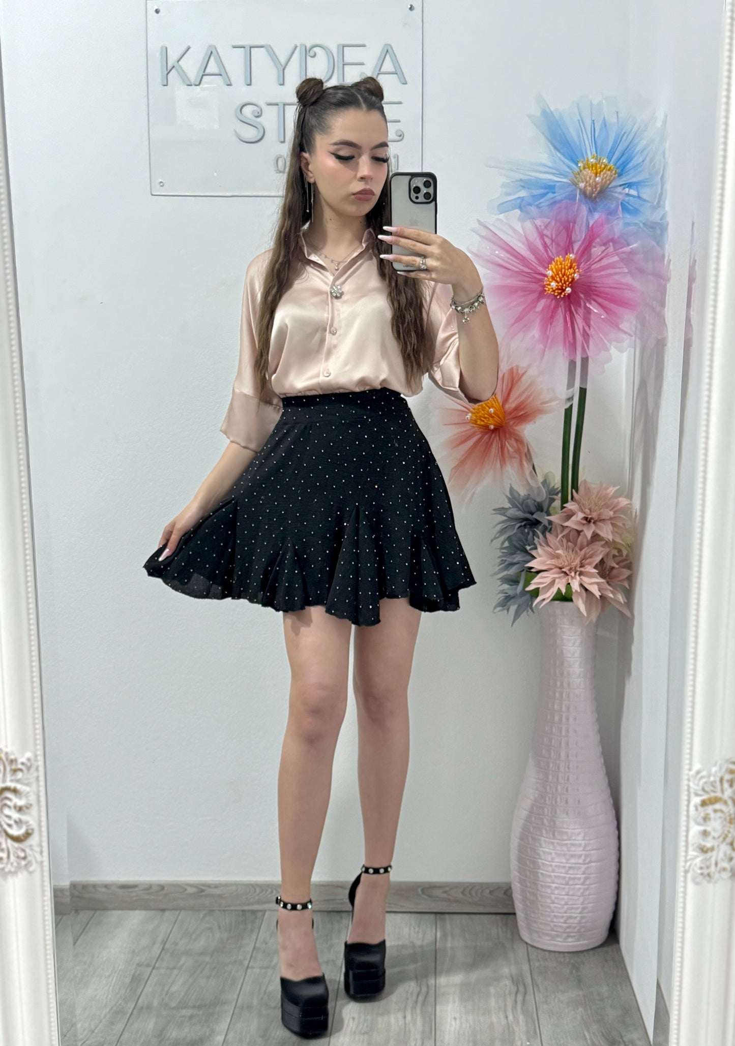 Cămașă elegantă satinata Clara