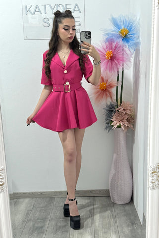 Salopetă elegantă fucsia Francesca