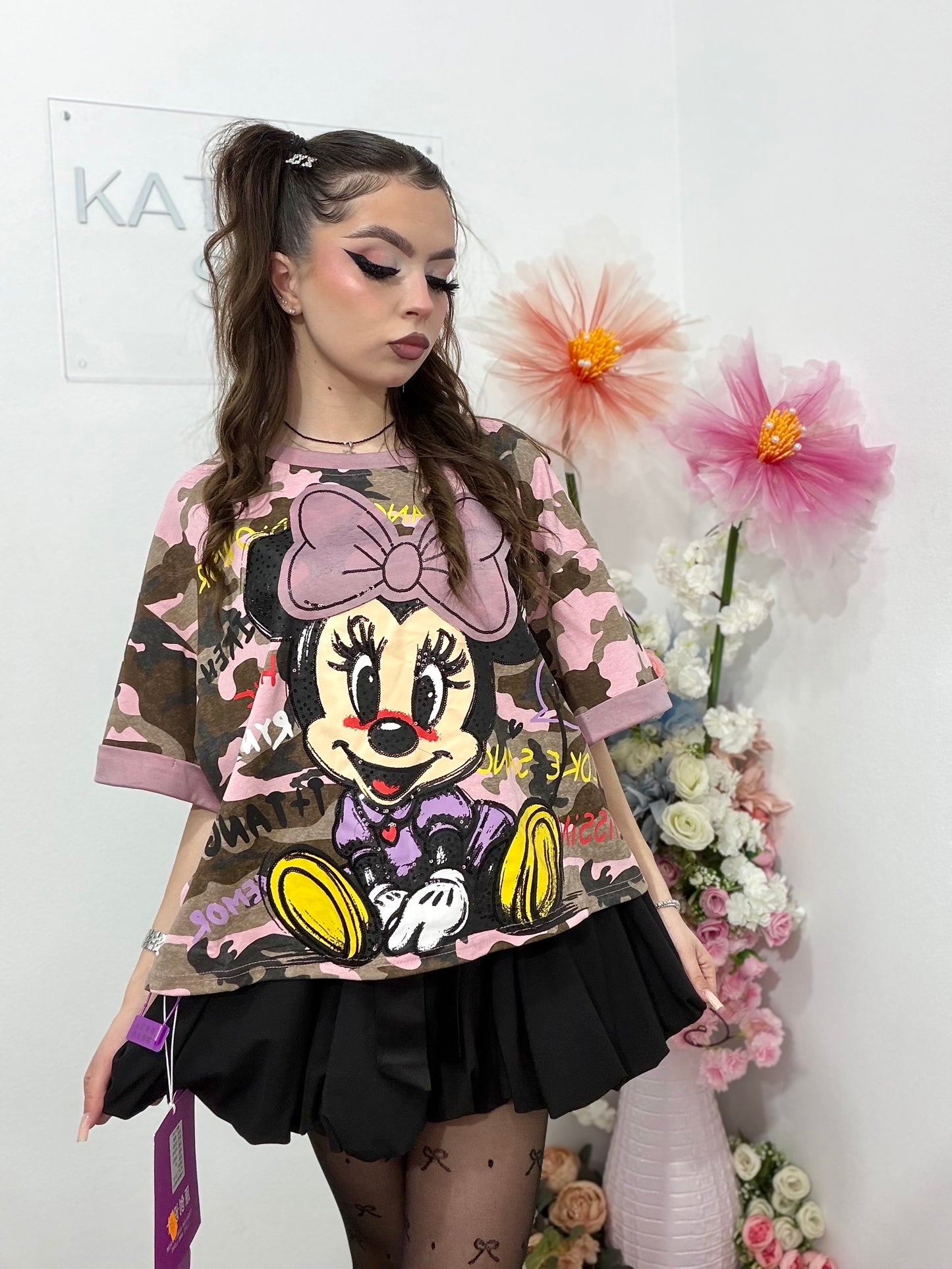 Tricou ARMY MIKY roz