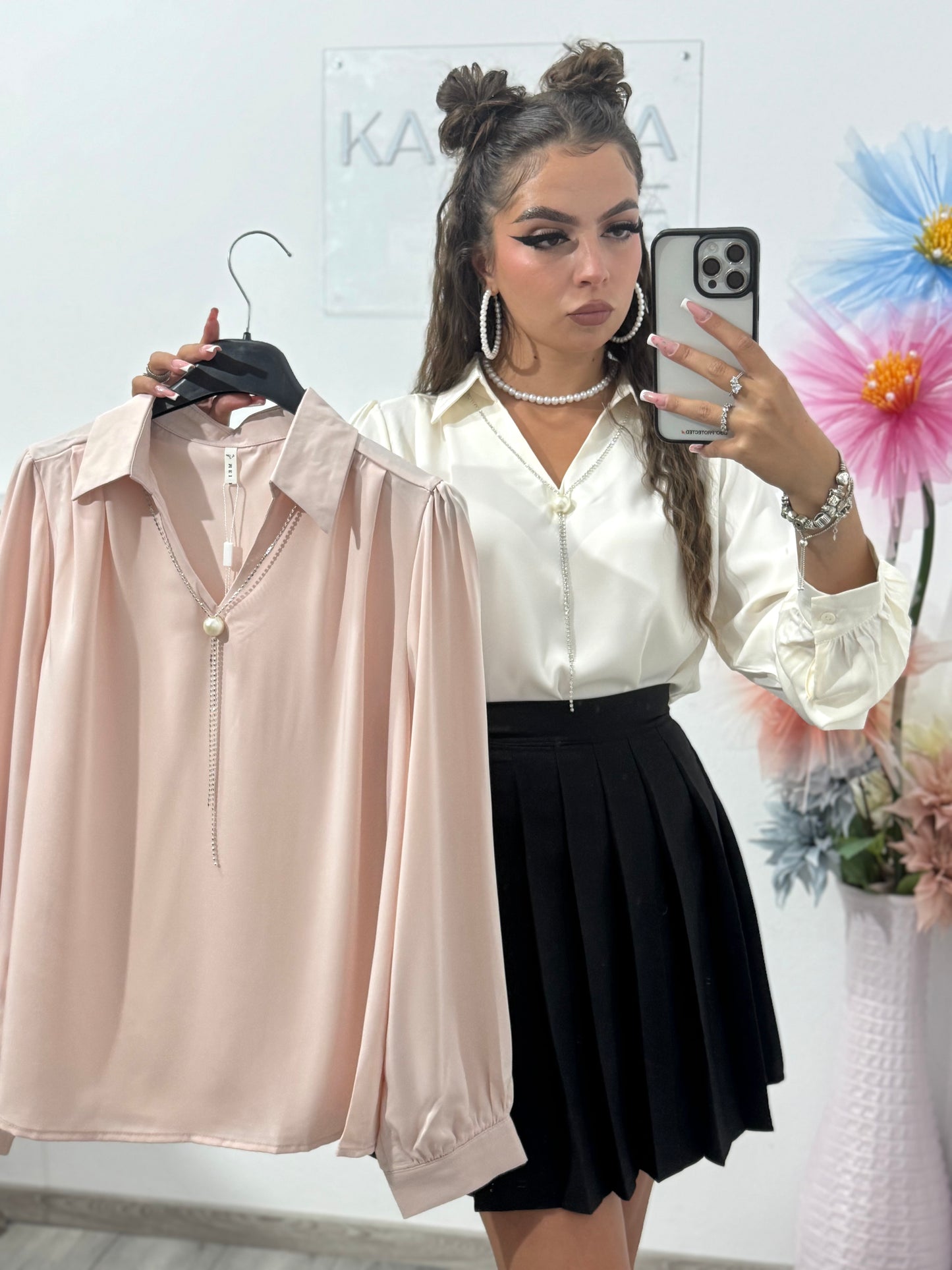 Bluză damă satinata Maria